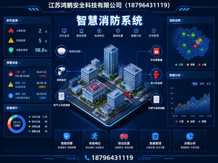 温州智慧消防系统展示图